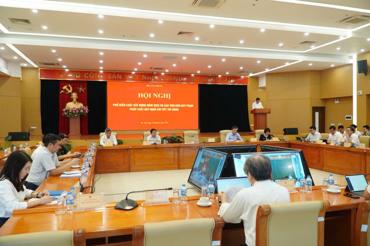 Bộ Xây dựng yêu cầu các cơ quan chuyên môn và địa phương chú trọng hướng dẫn thi hành Luật và các văn bản hướng dẫn.