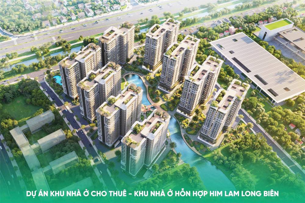 Phối cảnh Dự án Khu nhà ở hỗn hợp Him Lam Long Biên, Hà Nội. Ảnh: Công ty Cổ phần Him Lam