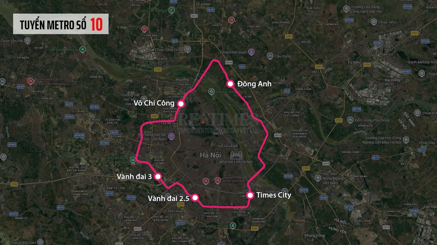 Toàn cảnh các dự án bất động sản hưởng lợi từ tuyến Metro số 10 vừa khởi công - Ảnh 1.