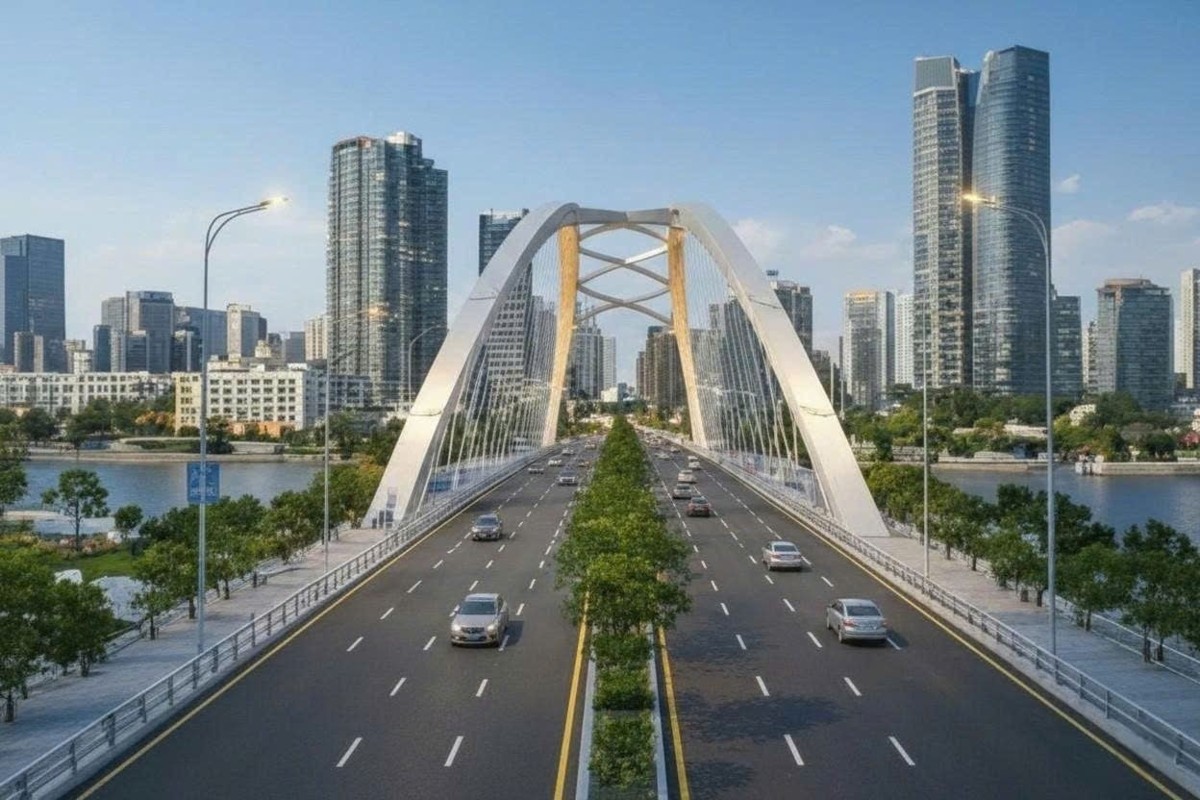 Phối cảnh cầu Thủ Thiêm 4 - Ảnh: Sở Xây dựng TP. Hồ Chí Minh.