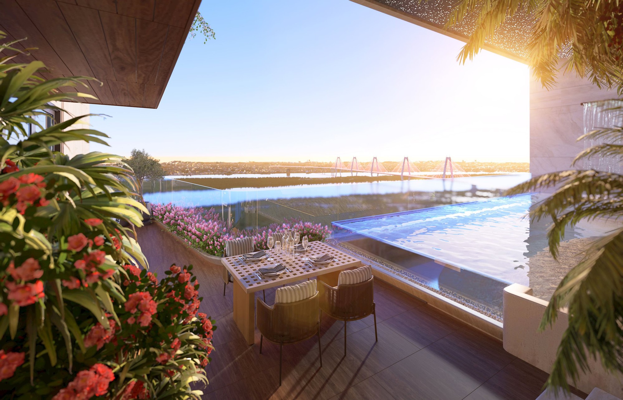 Dự án hàng hiệu tại Ciputra biến ban công thành resort với vườn treo và hồ bơi riêng tư tuyệt đối- Ảnh 2.