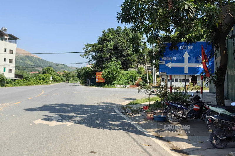 Dự án hạ tầng khu cửa khẩu Bản Vược có tổng diện tích khoảng 47,66ha, tổng mức đầu tư 460 tỉ đồng. Ảnh: Đinh Đại