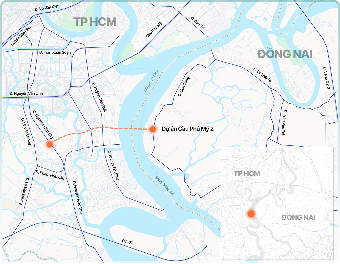 Ba cây cầu giúp Đại Phước tận dụng thế ‘sát vách’ TP HCM - Ảnh 3.