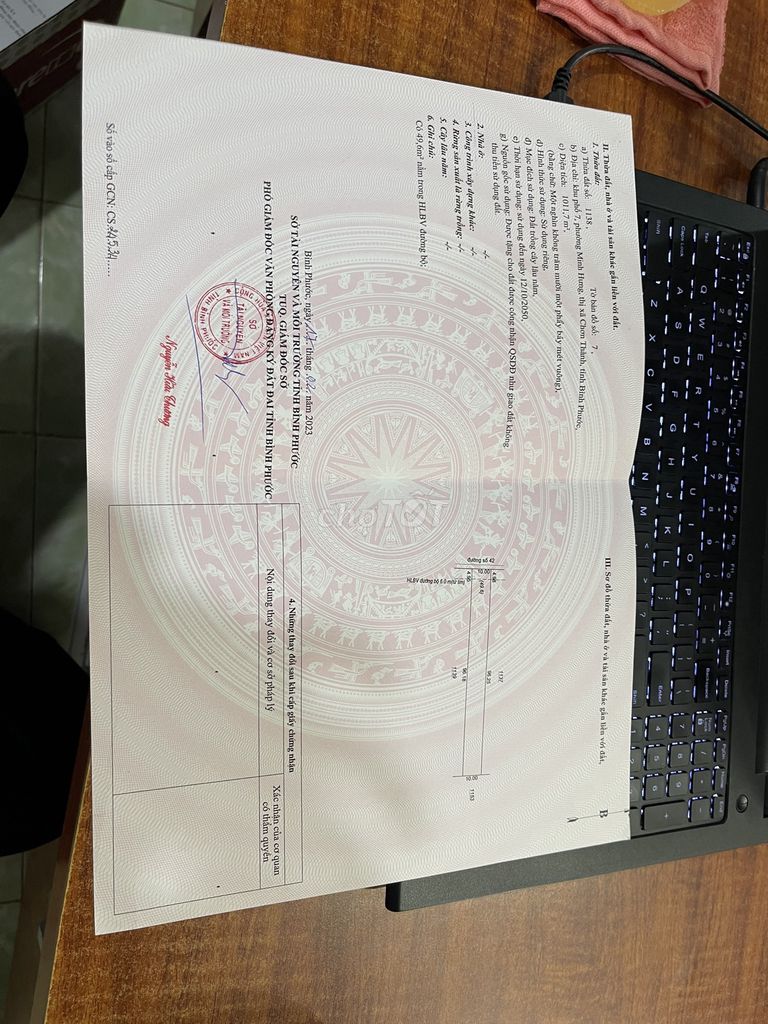 BÁN NHANH LÔ ĐẤT- 1011M2 Đường số 42, Xã Minh Hưng
