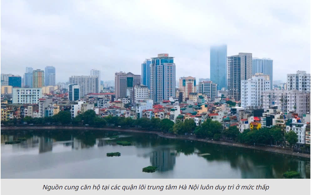 Căn hộ trung tâm Hà Nội ngày càng khan hiếm