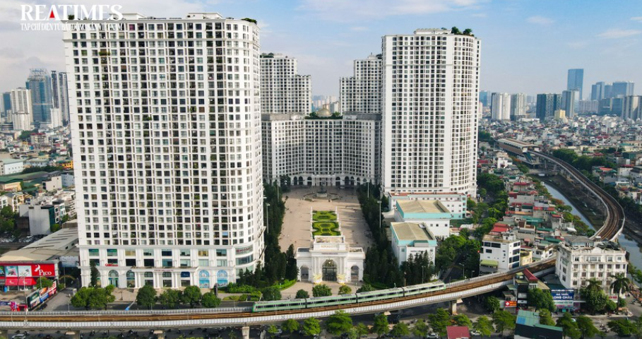 Diện mạo loạt dự án bất động sản dọc tuyến Metro số 2 vừa khởi công tại Hà Nội