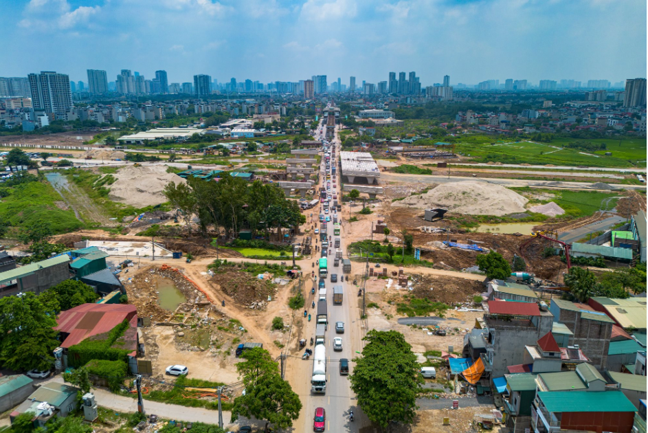 Đại công trường gần 9.600 tỷ đồng mở rộng cửa ngõ phía Tây Hà Nội: Tăng tốc để kịp thông xe trước Tết Nguyên Đán