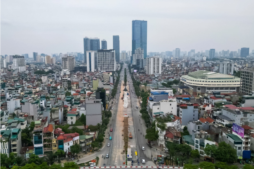 Cận cảnh công trường ga ngầm S1 trên đường Văn Cao