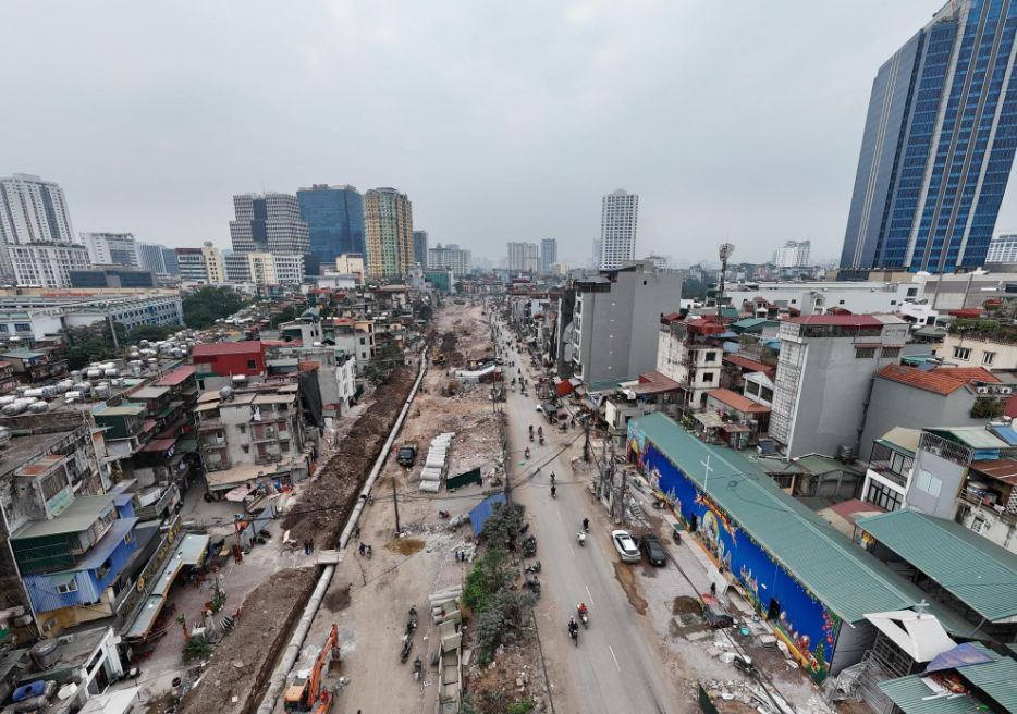 Gần một thập kỷ chờ đợi, dự kiến bao giờ người dân Hà Nội sẽ được đi lại trên tuyến đường 