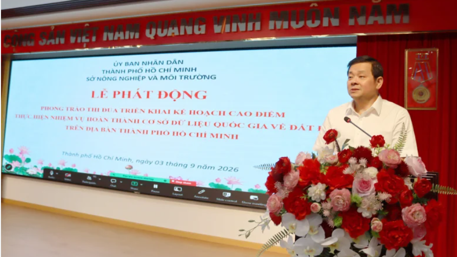 TPHCM phát động đợt thi đua cao điểm cập nhật dữ liệu về đất đai