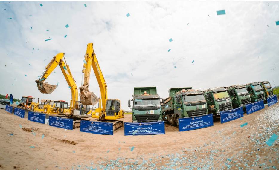 Tân Á Đại Thành đổ bộ đầu tư vào Hưng Yên, khu công nghiệp công nghệ cao gần 200ha chính thức được khởi công